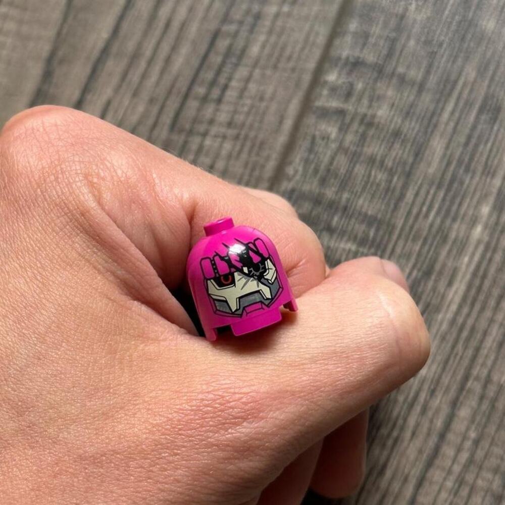 Lego Marvel X-Men The Sentinel Pink Head Only Wolverine CMF Mini Figure Part